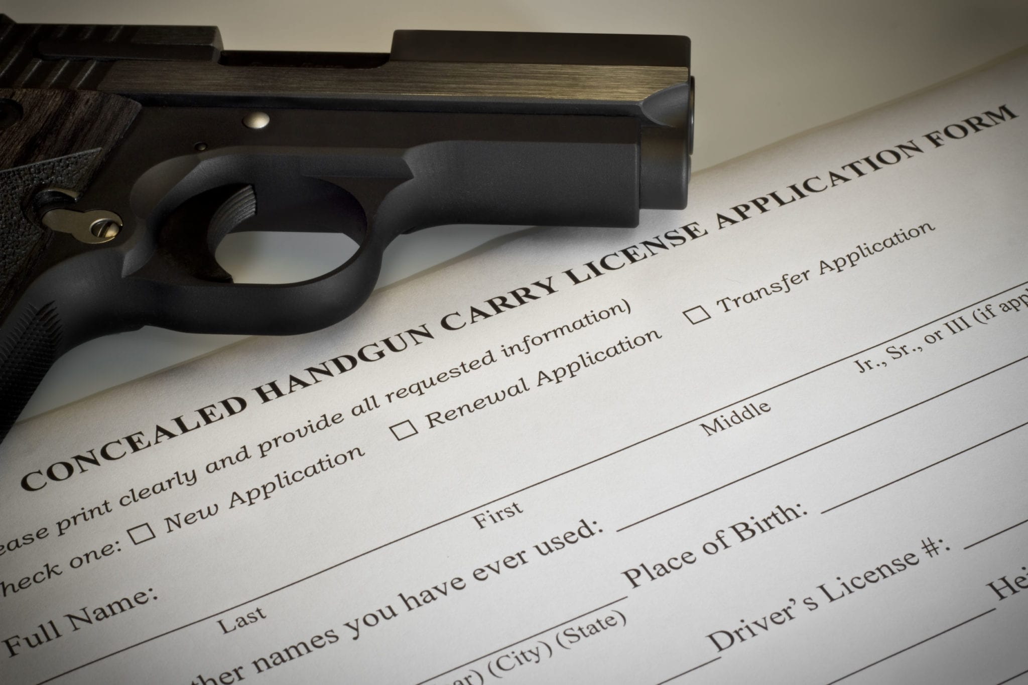Carrying Your Concealed Weapon Permit